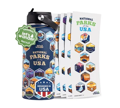 Let’s Wander travel game packaging
