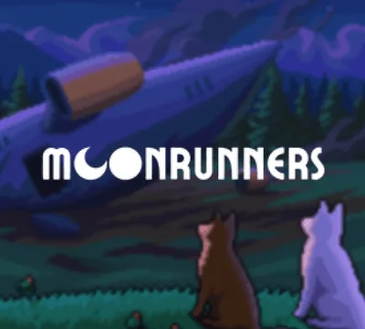 Moonrunners logo over a moonlit night scene